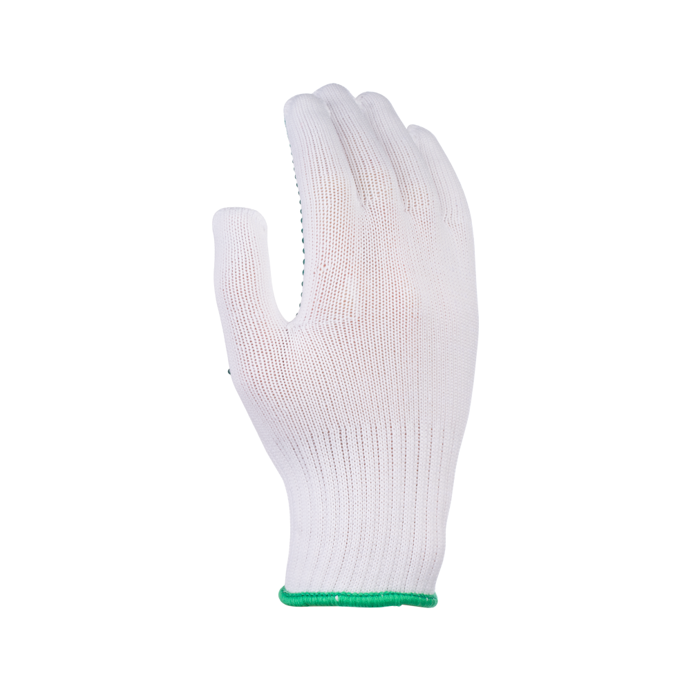 10013758-3 Перчатки нейлоновые с ПВХ Manipula Механик TNG-29, арт.1415 белые — изображение 4