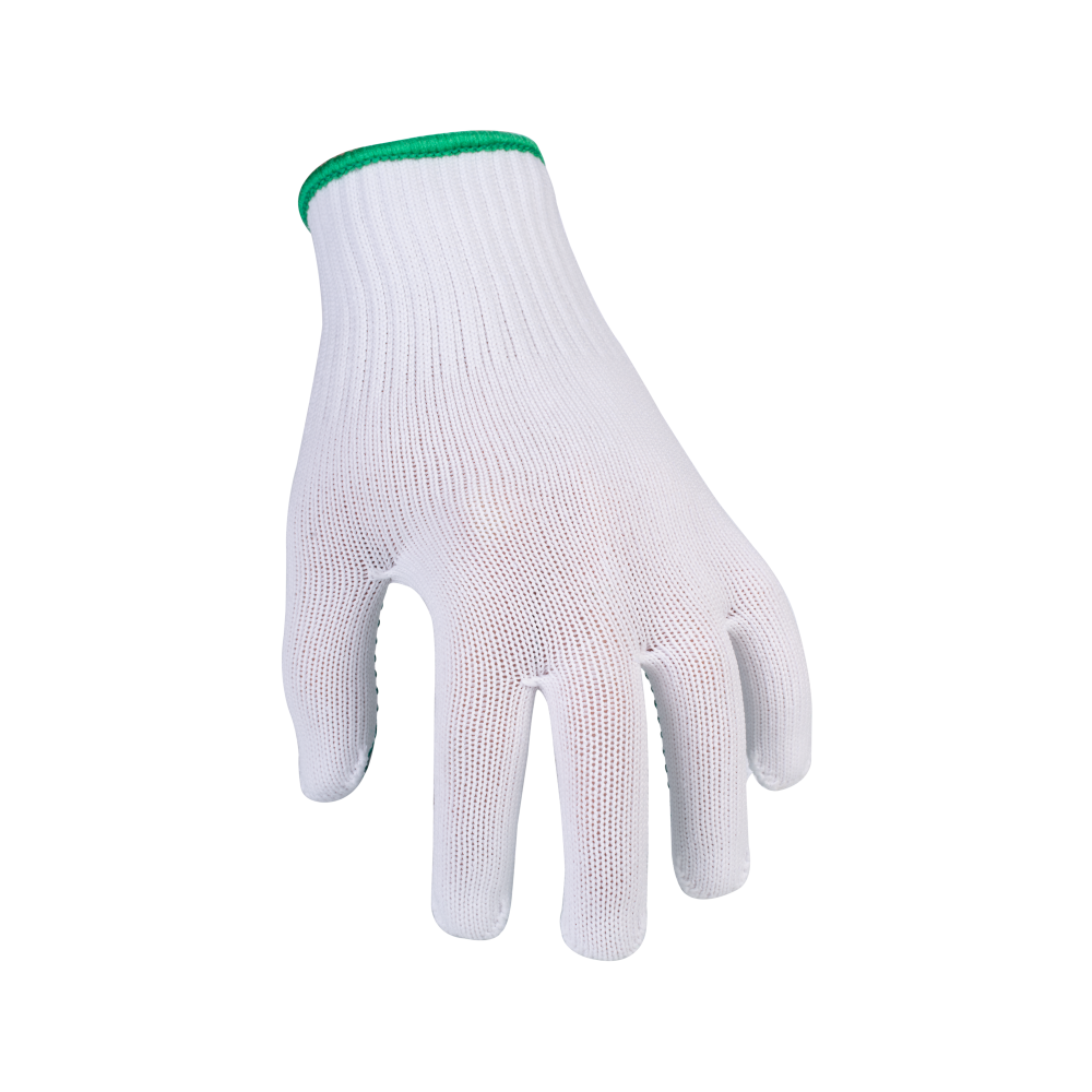 10013758-4 Перчатки нейлоновые с ПВХ Manipula Механик TNG-29, арт.1415 белые — изображение 5