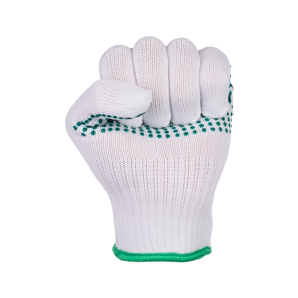 10013758-5 Перчатки нейлоновые с ПВХ Manipula Механик TNG-29, арт.1415 белые — изображение 6