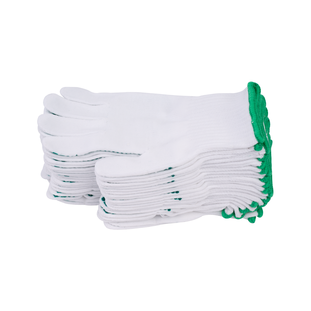 10013758-6 Перчатки нейлоновые с ПВХ Manipula Механик TNG-29, арт.1415 белые — изображение 7