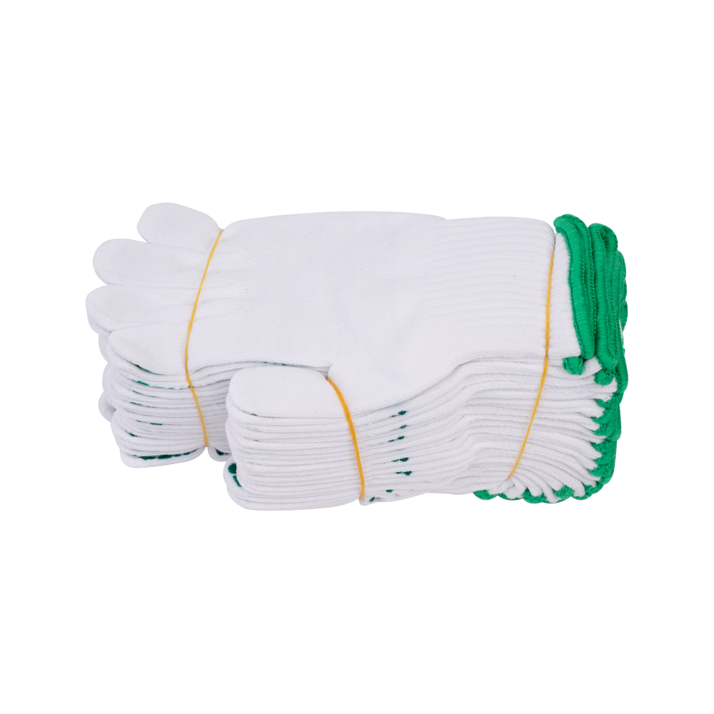 10013758-7 Перчатки нейлоновые с ПВХ Manipula Механик TNG-29, арт.1415 белые — изображение 8