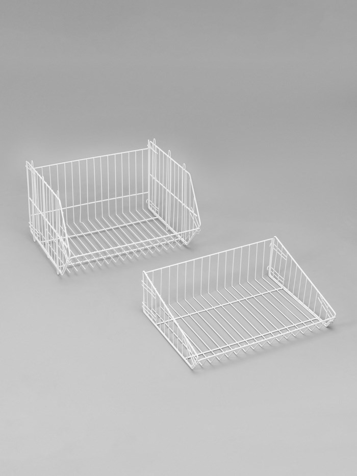 10199228-6 Накопитель разборный на колесах, 4 корзины, 50×43×147, цвет белый — изображение 7