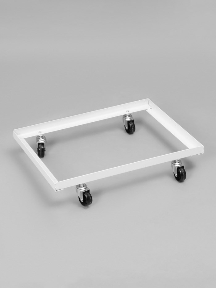 10199228-8 Накопитель разборный на колесах, 4 корзины, 50×43×147, цвет белый — изображение 9