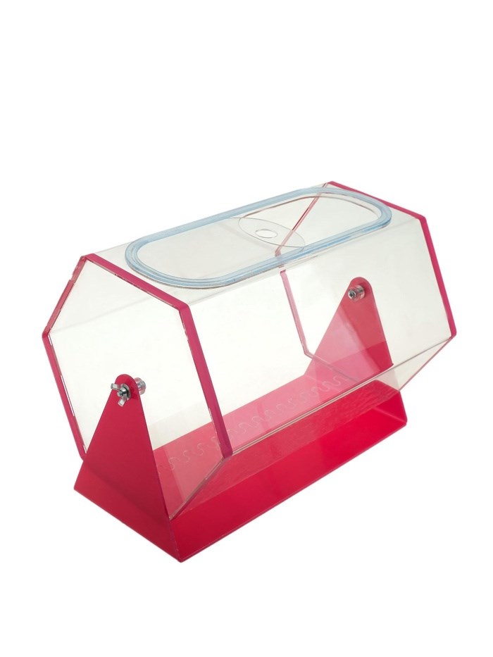 17040777_big Лототрон 33×23×35 см, цвет основания розовый, оргстекло 2 мм, В ЗАЩИТНОЙ ПЛЁНКЕ — изображение 2