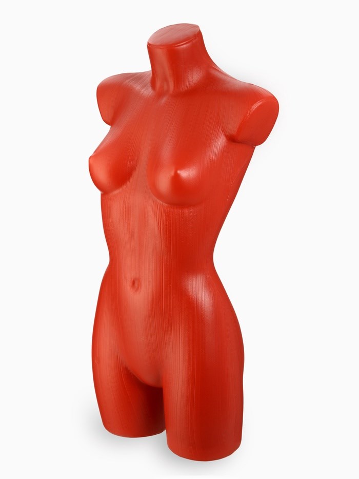 Торс женский удлиненный, 85×60×88 см, цвет телесный