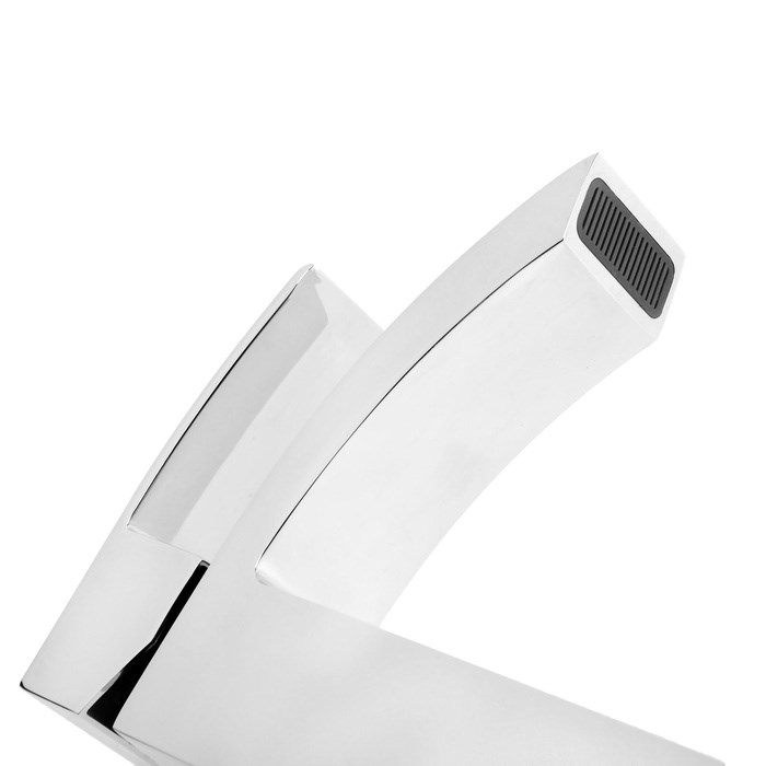 17124910_big Смеситель для раковины Accoona A9623, однорычажный, с гайкой, хром — изображение 2