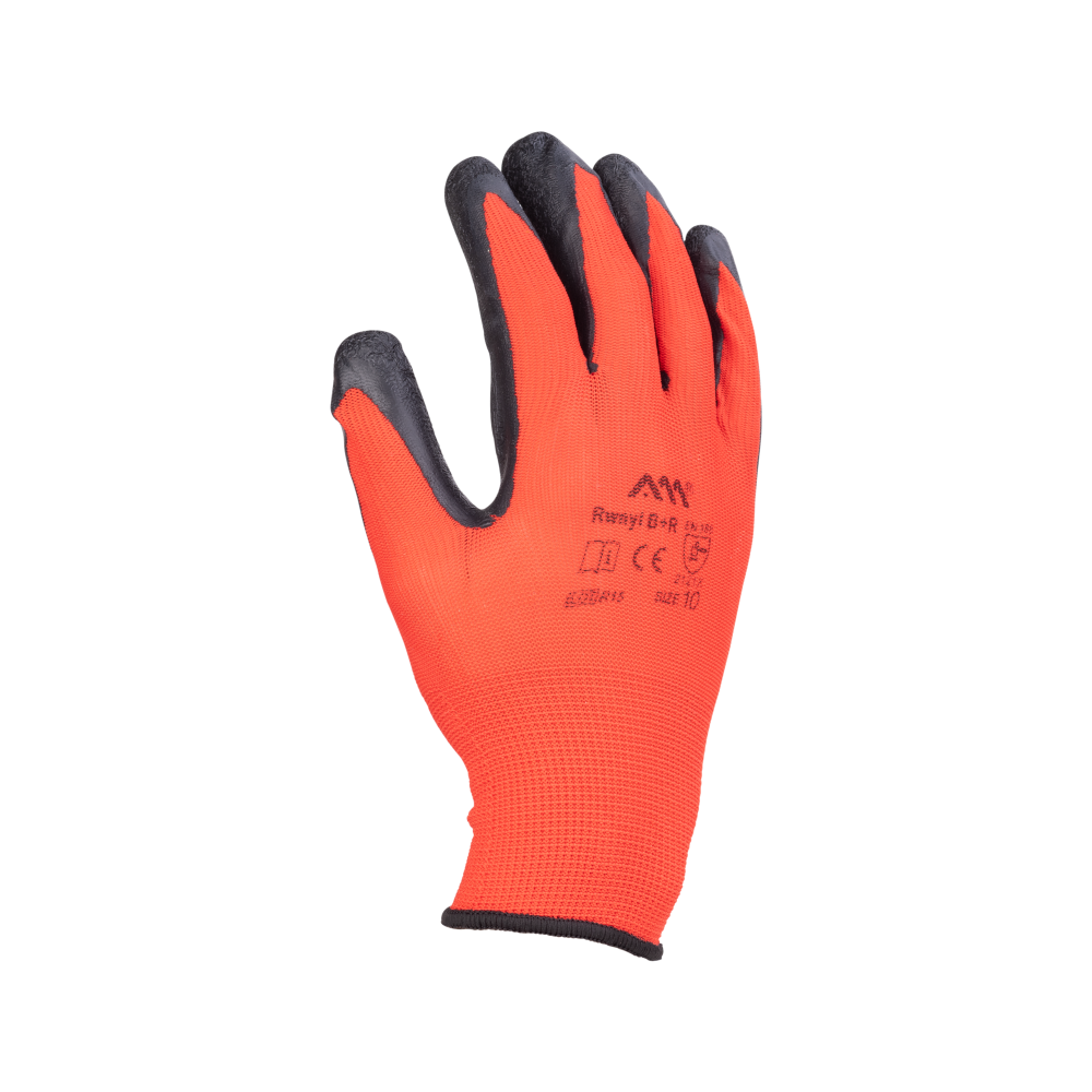 3414210-3 Перчатки нейлоновые с рифленым латексным покрытием, арт.1421 — изображение 4