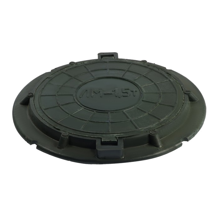 4294658-3 Люк полимерный, легкий, 15 кН, нагрузка до 1.5 т, зеленый — изображение 4