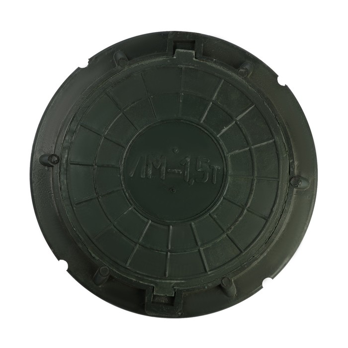 4294658-4 Люк полимерный, легкий, 15 кН, нагрузка до 1.5 т, зеленый — изображение 5