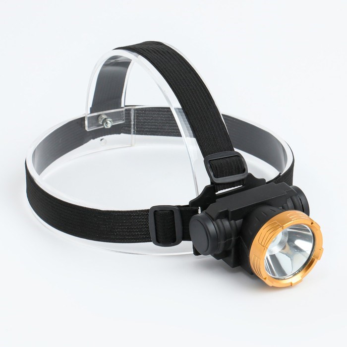 5141113-2 Фонарь налобный аккумуляторный "Мастер К.", 3 Вт, 800 mAh, 3.7 В, 100 лм, 1 режим, USB — изображение 3