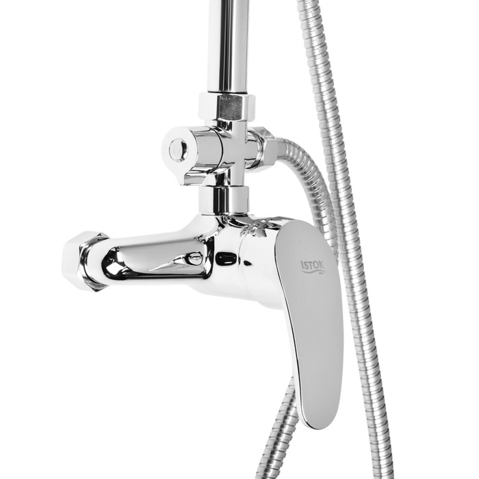 700-nw Душевая система Istok life luxe с одноручным латунным смесителем, хром — изображение 6