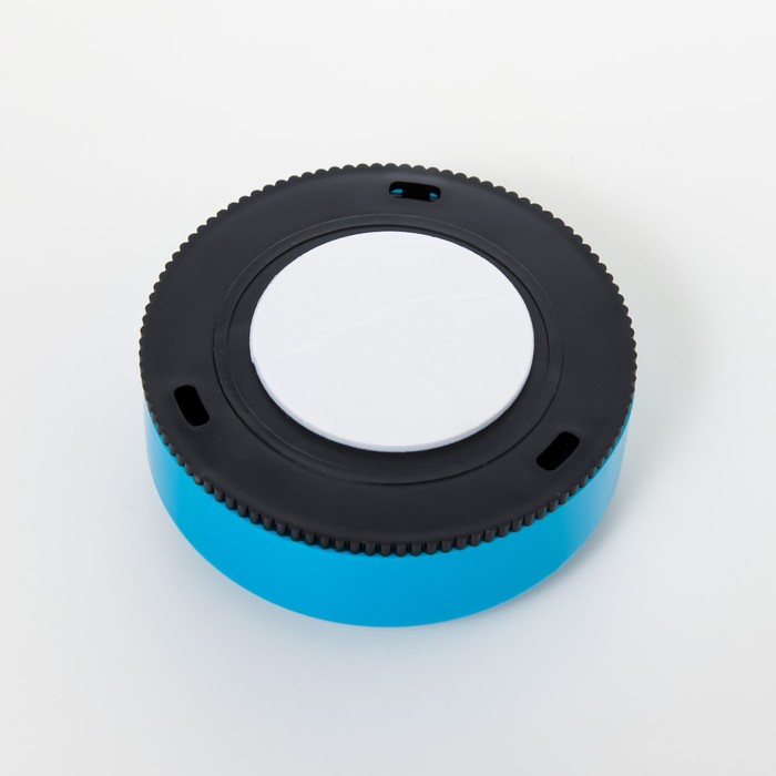 700-nw Ночник-пушлайт "Круг" 3 диода, 3ААА голубой 2,5х6,5х6,5 см RISALUX — изображение 5