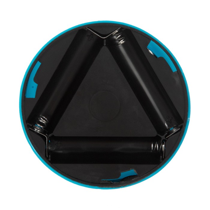 700-nw Ночник-пушлайт "Круг" 3 диода, 3ААА голубой 2,5х6,5х6,5 см RISALUX — изображение 6