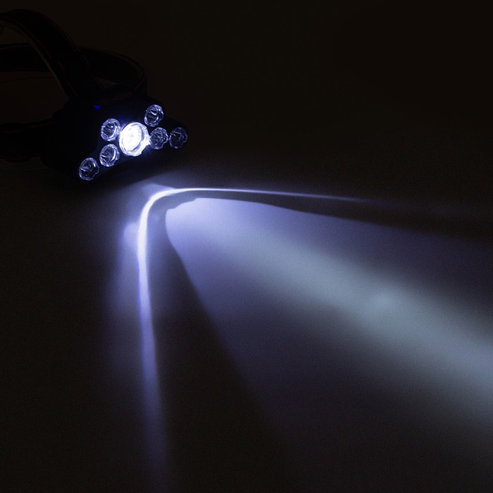 700-nw Фонарь налобный аккумуляторный, 10 Вт, 1000 мАч, 200 лм, LED, IPX3 — изображение 6