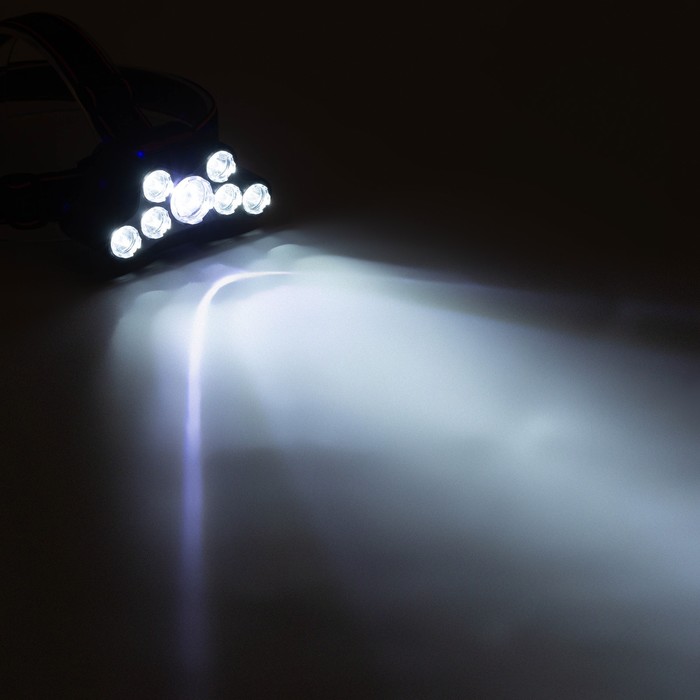 700-nw Фонарь налобный аккумуляторный, 10 Вт, 1000 мАч, 200 лм, LED, IPX3 — изображение 8