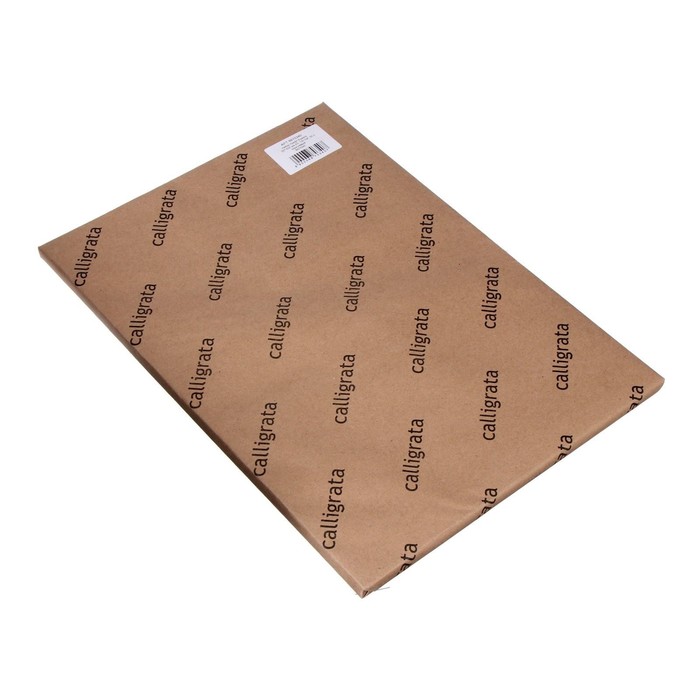 700-nw Крафт-бумага для графики, эскизов, печати А3, 50 листов (297 х 420 мм), 120 г/м², коричневая/серая — изображение 4