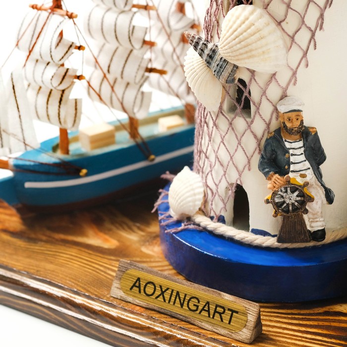 700-nw Набор настольный «Маяк»: подставка для ручек, визитница, 14 х 30 х 27 см — изображение 10