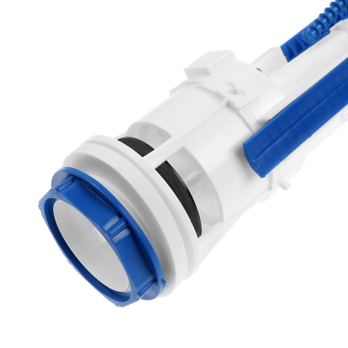 9462884-1 Арматура для смывных бачков "РБМ" АС-16.2, с боковым плоским донным клапаном, кнопка белая — изображение 2