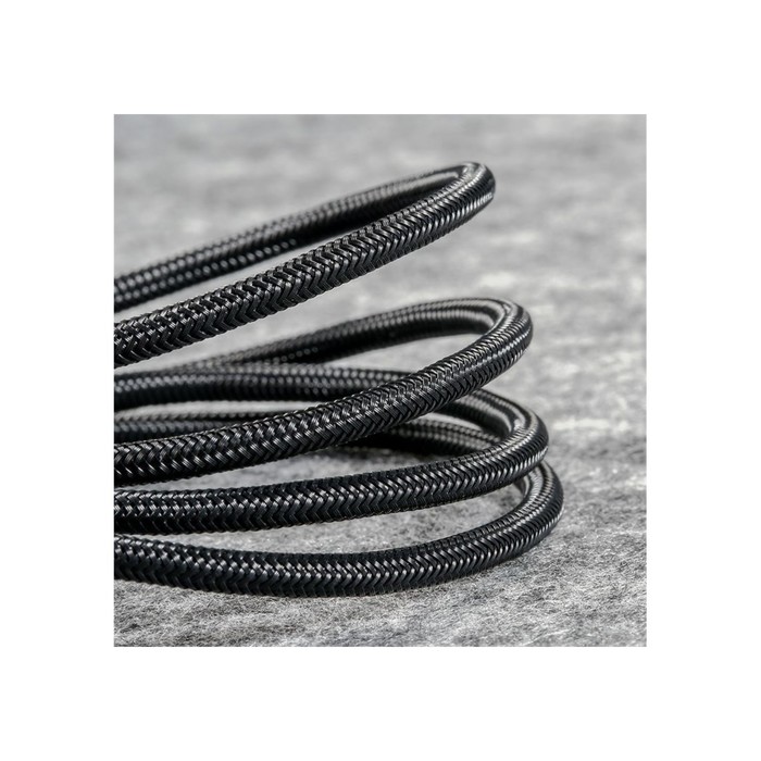 9629308-3 Кабель Baseus, 4 в 1, microUSB/2 Lightning/Type-C, 3.5 A, 1.2  м, чёрный — изображение 4