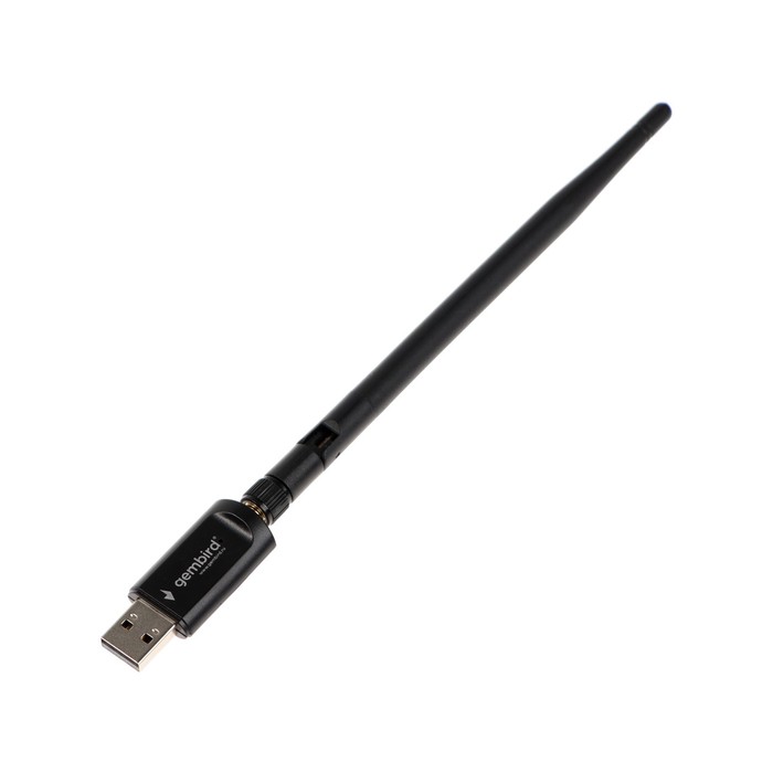 adapter-wi-fibluetooth-gembird-wnp-ua-019-600-mbps-usb-dvuhdiapazonnyj-antenna-chjornyj-10120989-1 Адаптер Wi-Fi+Bluetooth Gembird WNP-UA-019, 600 Mbps, USB, двухдиапазонный, антенна, чёрный — изображение 2