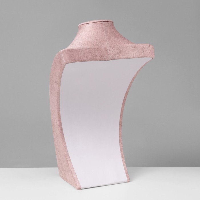 bjust-dlja-ukrashenij-34amp215205amp21512-sm-h34sm-cvet-rozovyj-10448966-3 Бюст для украшений, 34×20,5×12 см, h=34см, цвет розовый — изображение 4