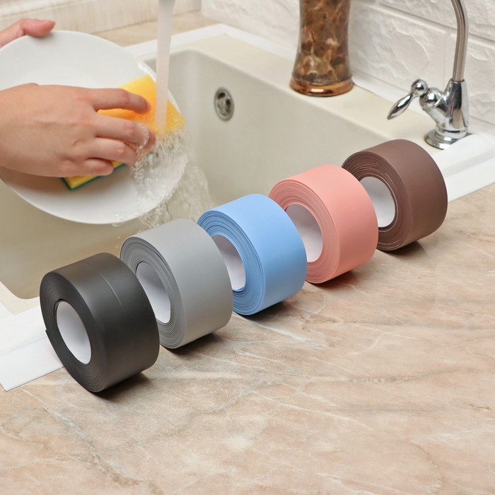 bordjurnaja-lenta-ampquotmoj-vyborampquot-dlja-vanny-i-rakoviny-chernaja-22-mm-h-32-m-7574190-2 Бордюрная лента "Мой выбор" для ванны и раковины, черная, 22 мм х 3,2 м — изображение 3