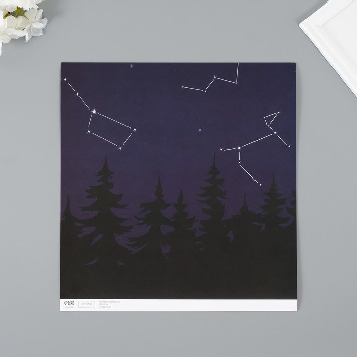 bumaga-dlja-skrapbukinga-ampquotdoversja-zvjozdamampquot-plotnost-180-gr-nabor-5-sht-305h32-sm-10718234-2 Бумага для скрапбукинга "Доверься звёздам" плотность 180 гр набор 5 шт 30,5х32 см — изображение 3