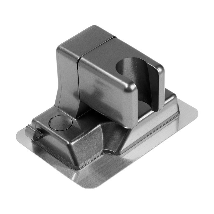 derzhatel-dlja-dushevoj-lejki-zein-z110-reguliruemyj-samoklejushhijsja-grafit-9931904-7 Держатель для душевой лейки ZEIN Z110, регулируемый, самоклеющийся, графит — изображение 8