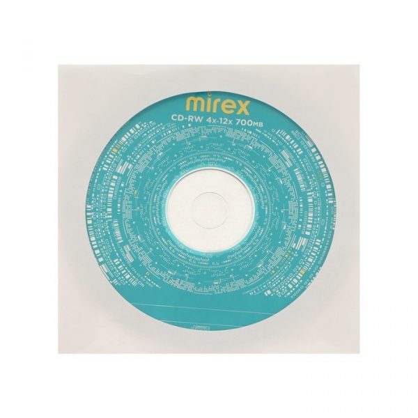 Диск CD-RW Mirex, 4-12x, 700 Мб, конверт, 1 шт — изображение 3