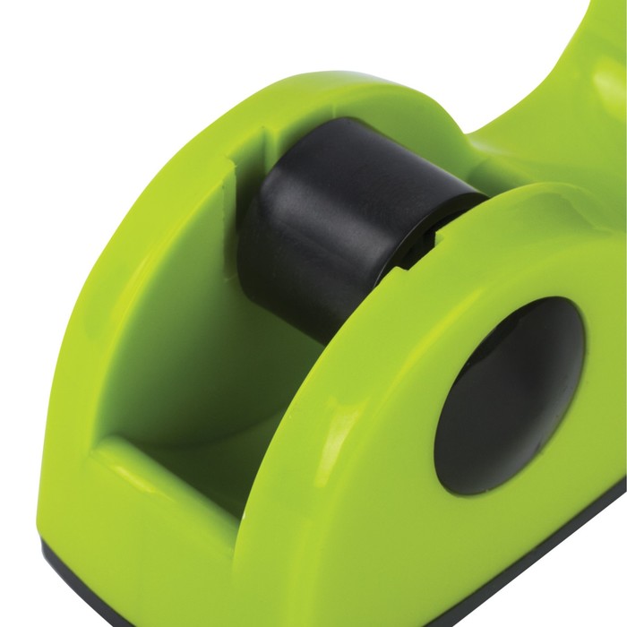 dispenser-dlja-klejkoj-lenty-brauberg-nastolnyj-utjazheljonnyj-srednij-diametr-serdechnika-25-mm-salatovyj-10385521-5 Диспенсер для клейкой ленты BRAUBERG настольный, утяжелённый, средний, диаметр сердечника 25 мм, салатовый — изображение 6