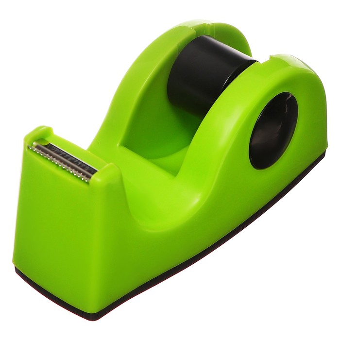 dispenser-dlja-klejkoj-lenty-brauberg-nastolnyj-utjazheljonnyj-srednij-diametr-serdechnika-25-mm-salatovyj-10385521-9 Диспенсер для клейкой ленты BRAUBERG настольный, утяжелённый, средний, диаметр сердечника 25 мм, салатовый — изображение 10