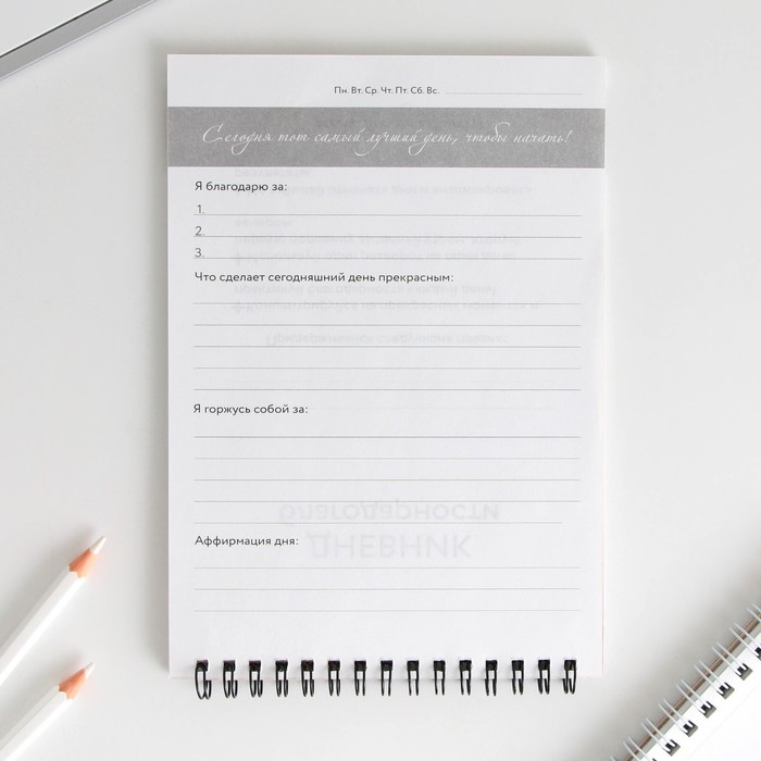 dnevnik-blagodarnosti-amp171mramoramp187-format-a5-30-listov-9533494-3 Дневник благодарности «Мрамор», формат А5, 30 листов — изображение 4