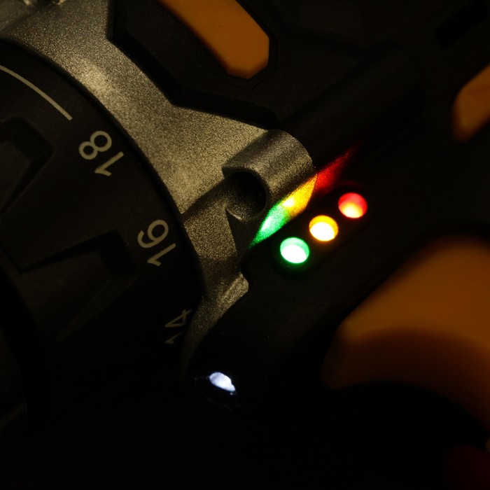 drel-shurupovert-deko-banger-16v-16-v-2h1.5-ach-kejs-nabor-instrumentov-63-predmeta-10533831-9 Дрель-шуруповерт DEKO Banger 16V, 16 В, 2х1.5 Ач, кейс + набор инструментов 63 предмета — изображение 10