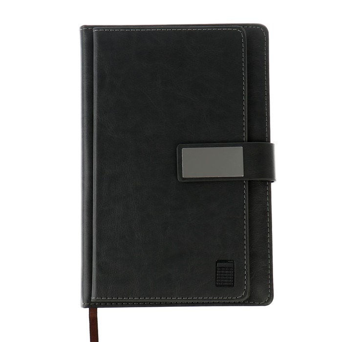 ezhednevnik-nedatirovannyj-a5-140-listov-v-kletku-s-kalkuljatorom-s-hljastikom-oblozhka-kozhzam-miks-7345889-5 Ежедневник недатированный А5, 140 листов в клетку, с калькулятором, с хлястиком, обложка кожзам, МИКС — изображение 6