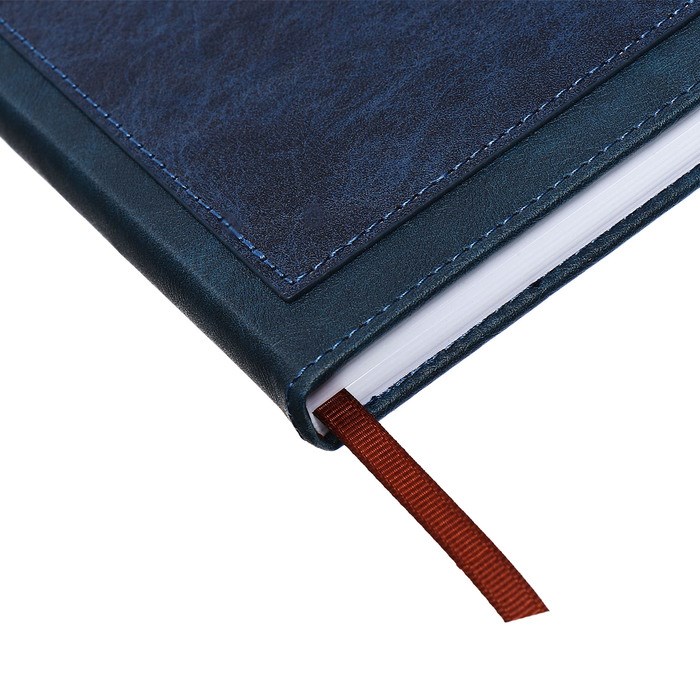 ezhednevnik-nedatirovannyj-a5-140l-kletka-obl.kozhzam-na-knopke-sinij-10536963-1 Ежедневник недатированный, А5, 140л, клетка, обл.кожзам, на кнопке, Синий — изображение 2