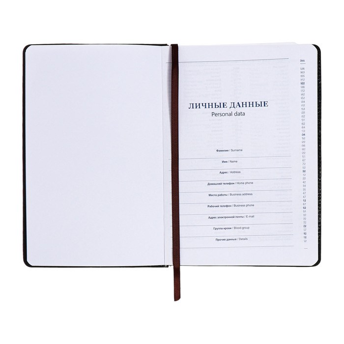 ezhednevnik-nedatirovannyj-a5-140l-kletka-obl.kozhzam-na-knopke-sinij-10536963-6 Ежедневник недатированный, А5, 140л, клетка, обл.кожзам, на кнопке, Синий — изображение 7