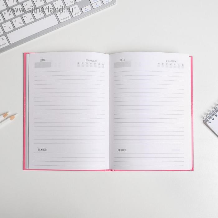 ezhednevnik-v-tverdoj-oblozhke-a5-80-l-amp171s-8-marta-cvetyamp187-4599502-3 Ежедневник в твердой обложке А5, 80 л   «С 8 марта, цветы», — изображение 4