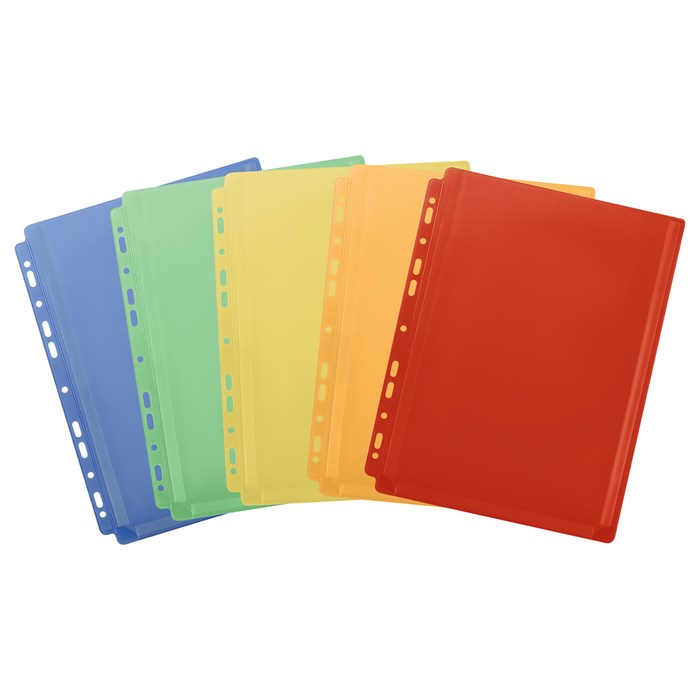 fajl-vkladysh-a4-180mkm-calligrata-top-pvh-srasshireniem-matovyj-vertikalnyj-5-shtuk-miks-10480252-1 Файл-вкладыш А4, 180мкм, Calligrata TOP, ПВХ, срасширением, матовый, вертикальный, 5 штук, микс — изображение 2