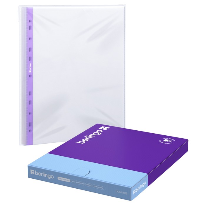 fajl-vkladysh-a4-60mkm-berlingo-ampquotsquaresampquot-matovaja-relef-tekstura-100sht-10617706-2 Файл-вкладыш А4 60мкм Berlingo "Squares", матовая, рельеф текстура, 100шт — изображение 3