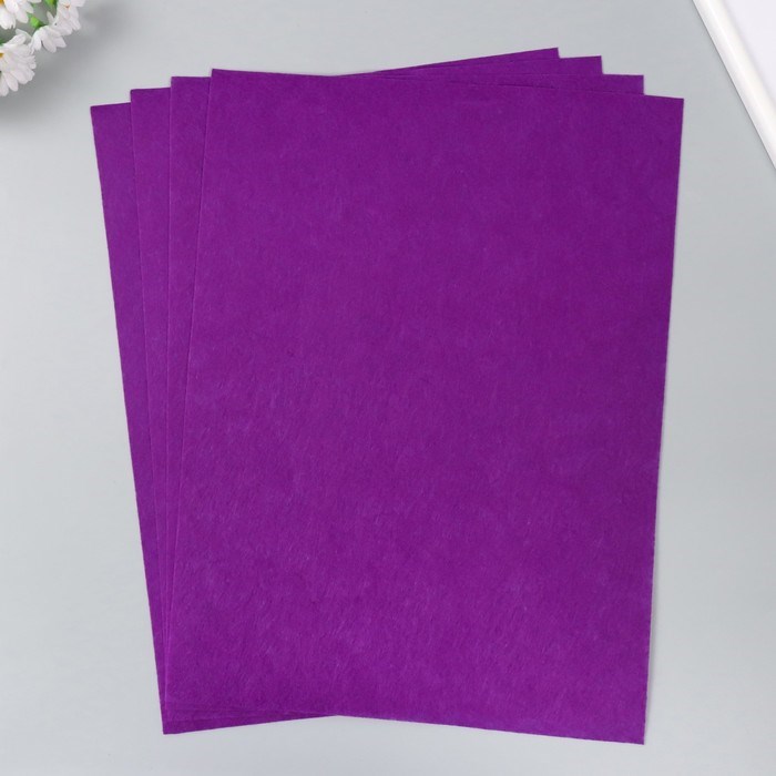 fetr-1-mm-ampquottjomno-fioletovyjampquot-nabor-4-lista-30h40-sm-9907191-1 Фетр 1 мм "Тёмно-фиолетовый" набор 4 листа 30х40 см — изображение 2