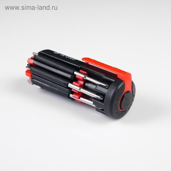 fonar-mnogofunkcionalnyj-multitul-8-v-1-ampquotmaster-na-vse-rukiampquot-12-h-4-sm-3-aaa-5303294-1 Фонарь многофункциональный, мультитул 8 в 1 "Мастер на все руки", 12 х 4 см, 3 ААА — изображение 2