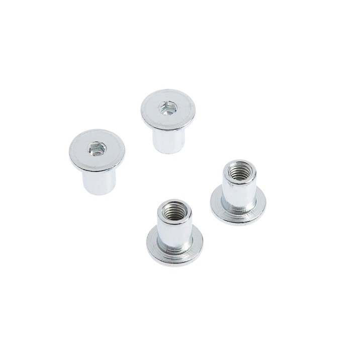 gajka-strojbat-jeriksona-s-ploskoj-golovkoj-ocinkovannaja-m6x12mm-4-sht-2332970-1 Гайка СТРОЙБАТ, эриксона, с плоской головкой, оцинкованная, M6x12мм, 4 шт — изображение 2