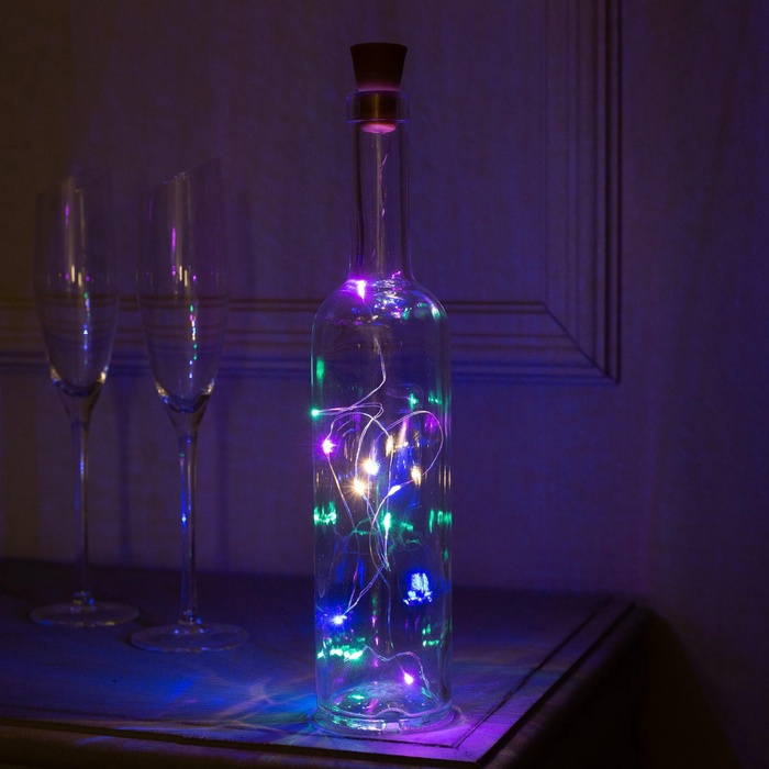 girljanda-amp171nitamp187-1-m-rosa-s-probkoj-ip44-serebristaja-nit-10-led-svechenie-multi-solnechnaja-batareja-5189859-2 Гирлянда «Нить» 1 м роса с пробкой, IP44, серебристая нить, 10 LED, свечение мульти, солнечная батарея — изображение 3