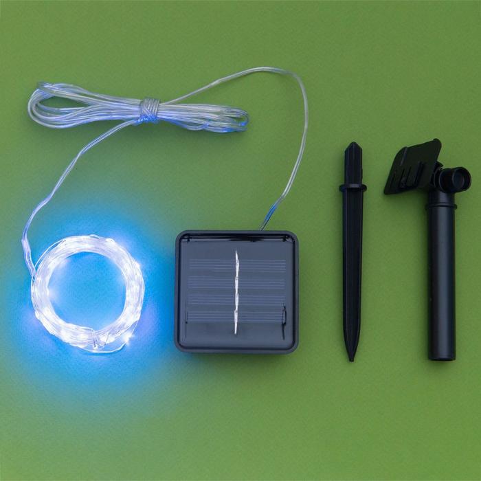 girljanda-amp171nitamp187-10-m-rosa-serebristaja-nit-100-led-svechenie-sinee-2-rezhima-solnechnaja-batareja-4137020-6 Гирлянда «Нить» 10 м роса, серебристая нить, 100 LED, свечение синее, 2 режима, солнечная батарея — изображение 7