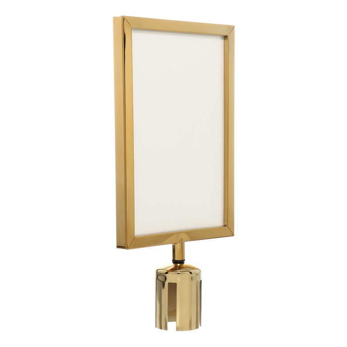 informacionnaja-ramka-a4-22-h-32-sm-d65-sm-vertikalnaja-zolotaja-9643635-1 Информационная рамка А4, 22 х 32 см, d=6,5 см, вертикальная, золотая — изображение 2