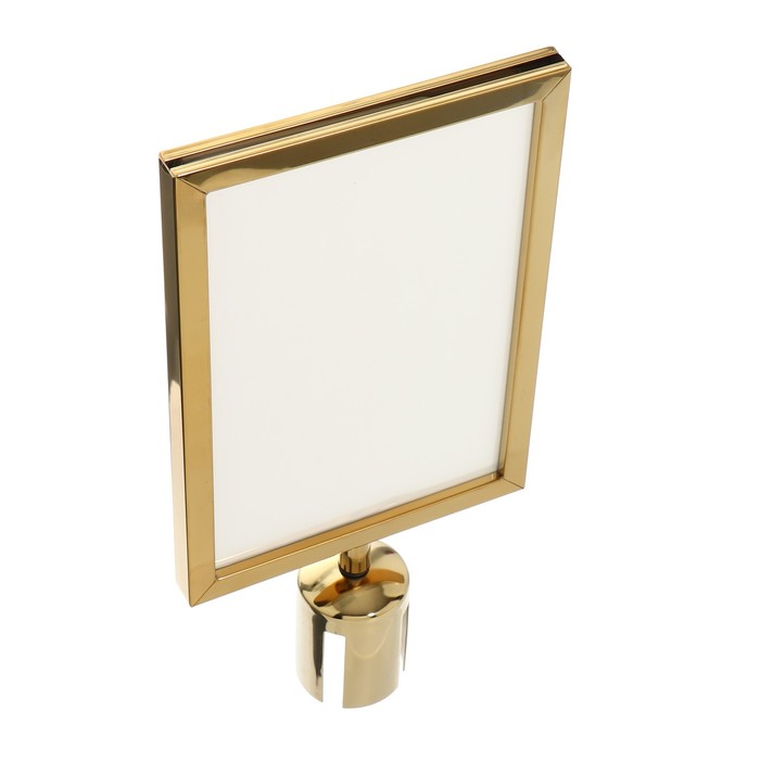 informacionnaja-ramka-a4-22-h-32-sm-d65-sm-vertikalnaja-zolotaja-9643635-2 Информационная рамка А4, 22 х 32 см, d=6,5 см, вертикальная, золотая — изображение 3