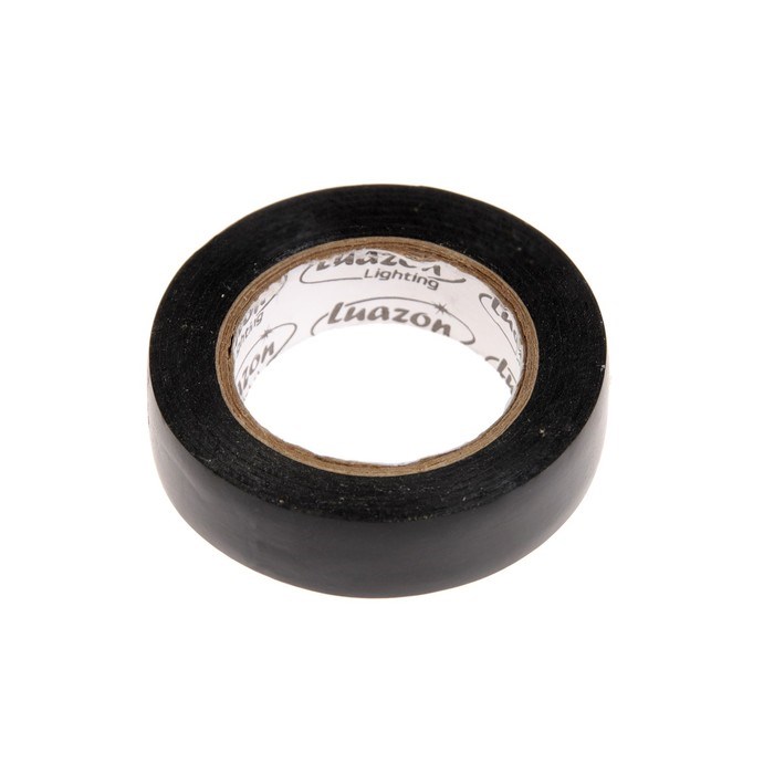 izolenta-luazon-lighting-pvh-15-mm-h-10-m-130-mkm-chernaja-9720093-1 Изолента Luazon Lighting, ПВХ, 15 мм х 10 м, 130 мкм, черная — изображение 2