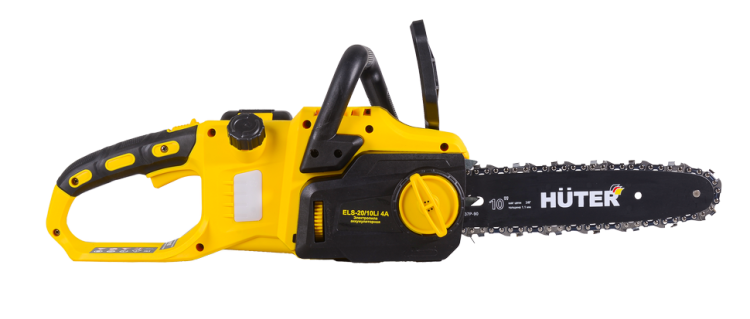 jelektropila-akkumuljatornaja-els-2010li-4a-huter-s-akb-4ach-i-zu-v-komplekte-701054-1 Электропила аккумуляторная ELS-20/10Li 4A Huter (с АКБ 4А*ч и ЗУ в комплекте) — изображение 2