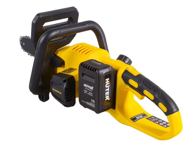 jelektropila-akkumuljatornaja-els-2010li-4a-huter-s-akb-4ach-i-zu-v-komplekte-701054-3 Электропила аккумуляторная ELS-20/10Li 4A Huter (с АКБ 4А*ч и ЗУ в комплекте) — изображение 4