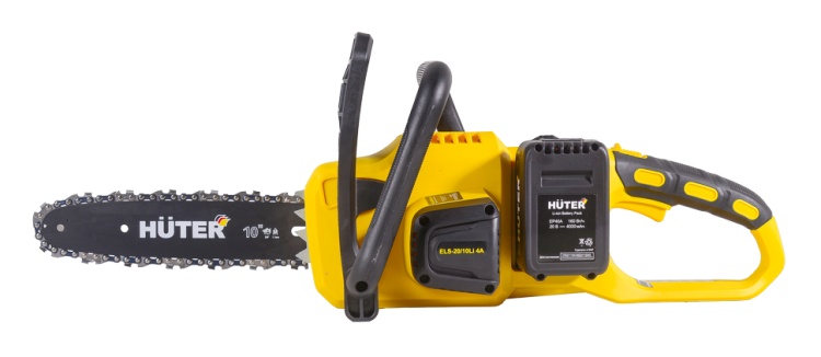 jelektropila-akkumuljatornaja-els-2010li-4a-huter-s-akb-4ach-i-zu-v-komplekte-701054-4 Электропила аккумуляторная ELS-20/10Li 4A Huter (с АКБ 4А*ч и ЗУ в комплекте) — изображение 5